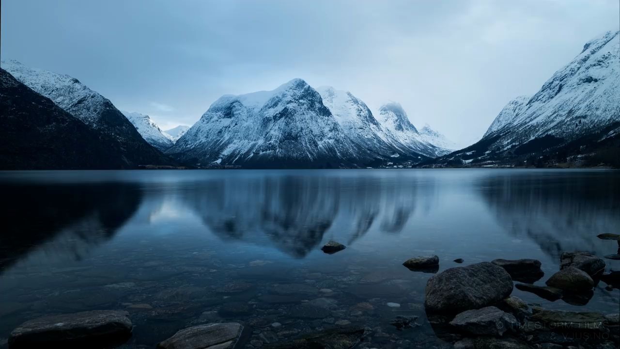 摄影风景冰川峡湾fjords8k