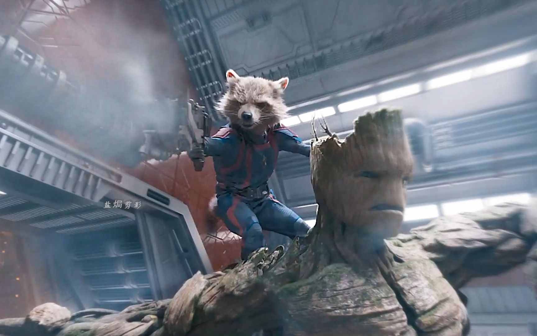 漫威里最感人的友情:火箭和格鲁特