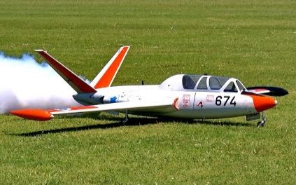 【航模】fouga cm.170富加教师教练机(2016德国)