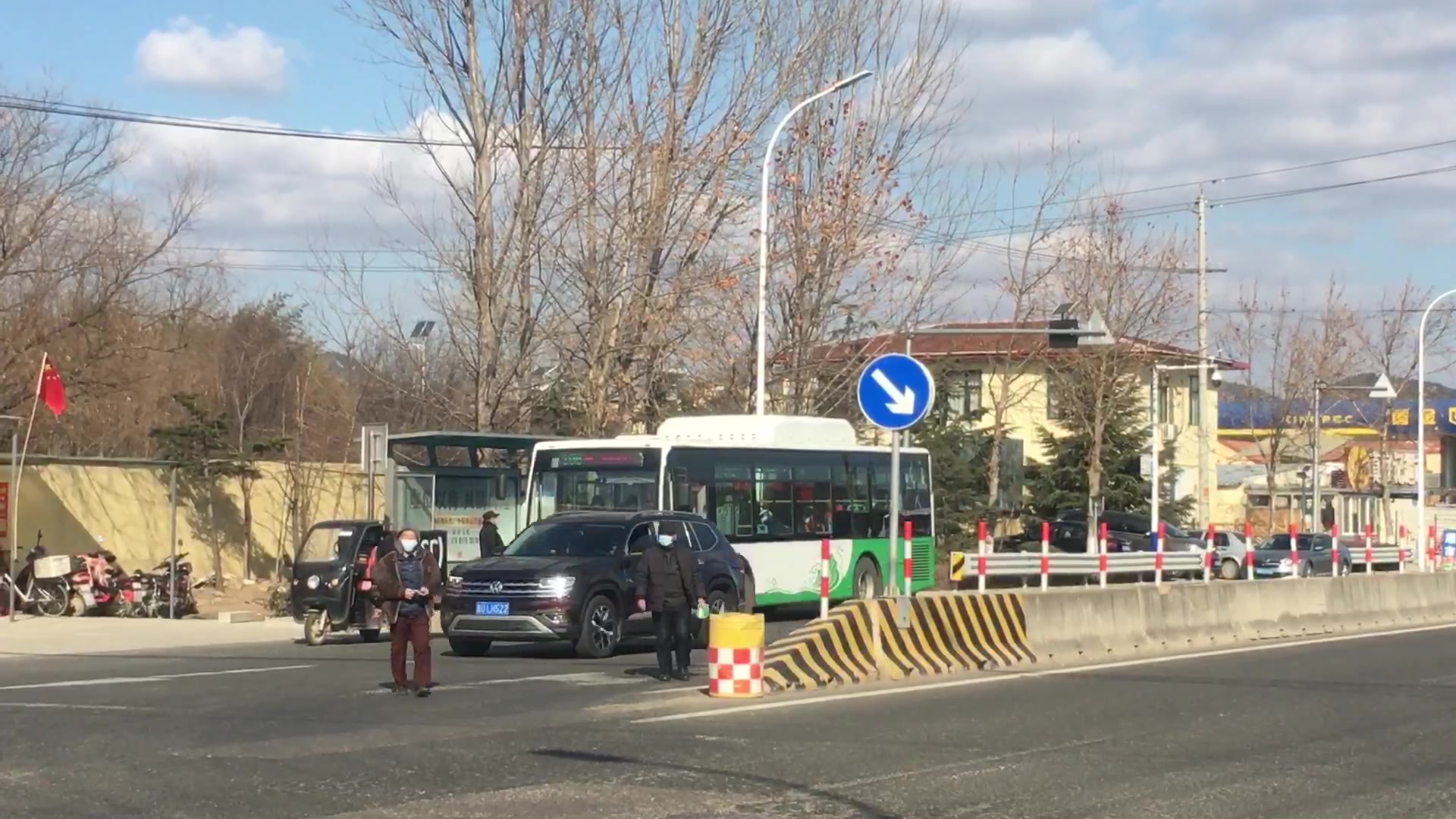 樂樂線路王沙路最後的終結者青島公交集團106路車下行前方展望pov視頻