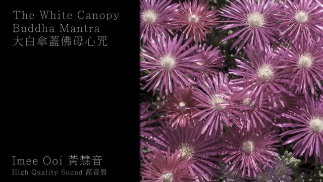 [图]【转载冥想音乐】The White Canopy Buddha Mantra 大白傘蓋佛母心咒 _ Imee Ooi 黃慧音