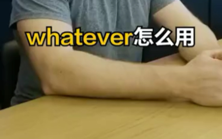 【gogokid】整天在说的whatever却不知道什么意思吗?哔哩哔哩bilibili