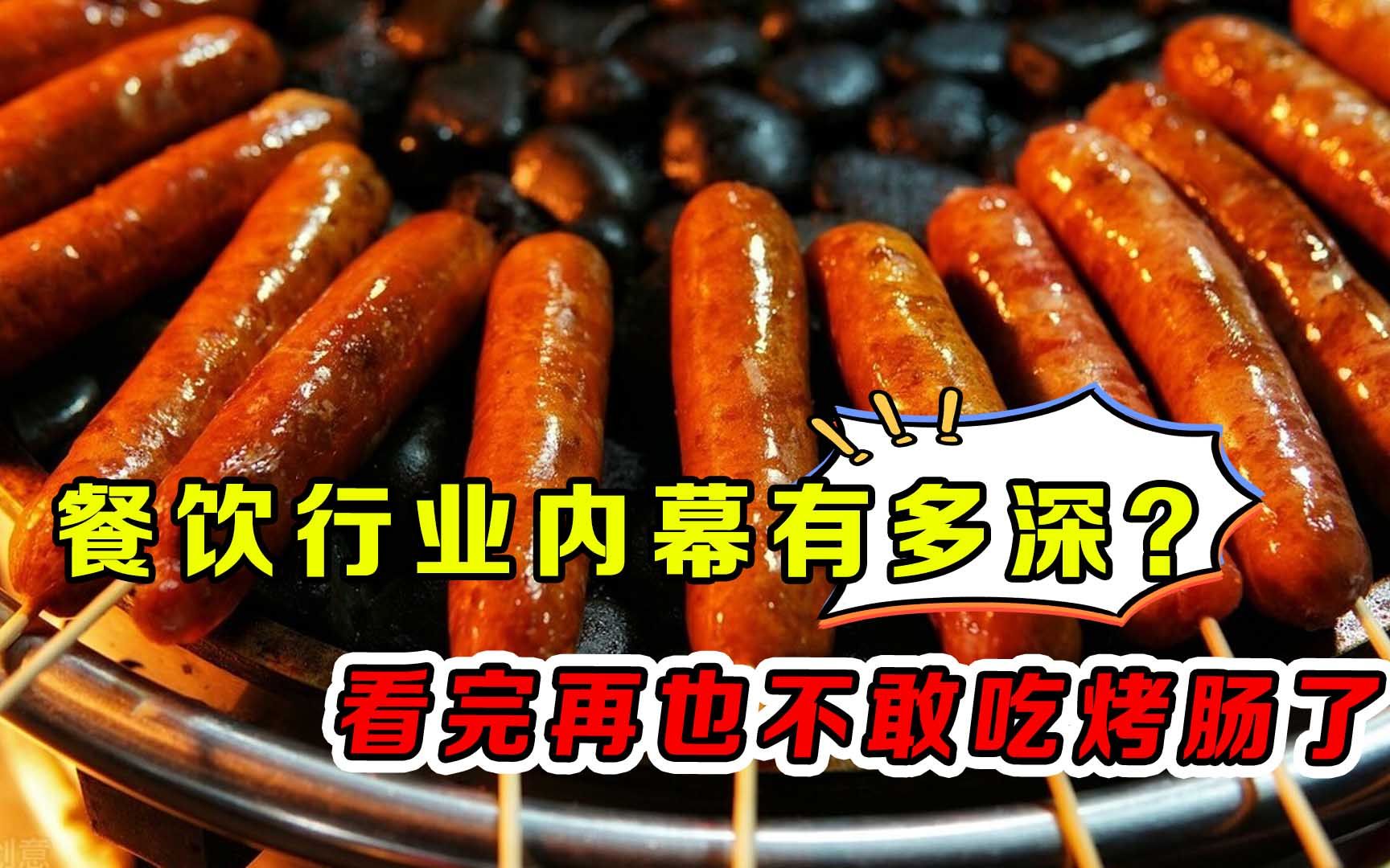 利润百分之几百!餐饮行业揭露黑心内幕,看完再也不吃烤肠了哔哩哔哩bilibili