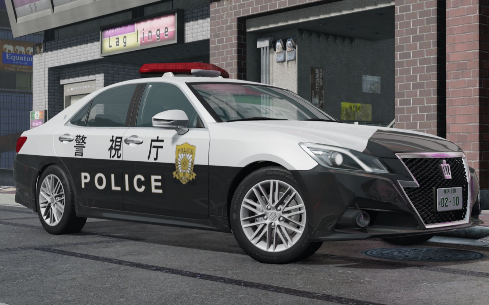 beamng警察模拟追捕暴走痛车86皇冠警视厅警车