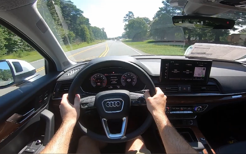 2023奥迪q5 s线45 第一视角试驾