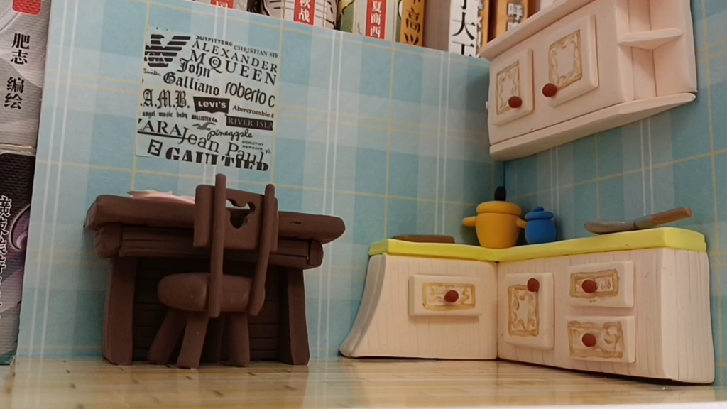 粘土迷你小厨房,享受这一刻的捏土时光