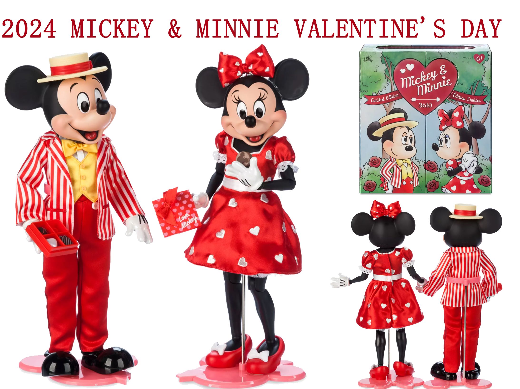 (转载)老板&老板娘的第三度disney情人节-米奇&米妮cp限量版娃娃
