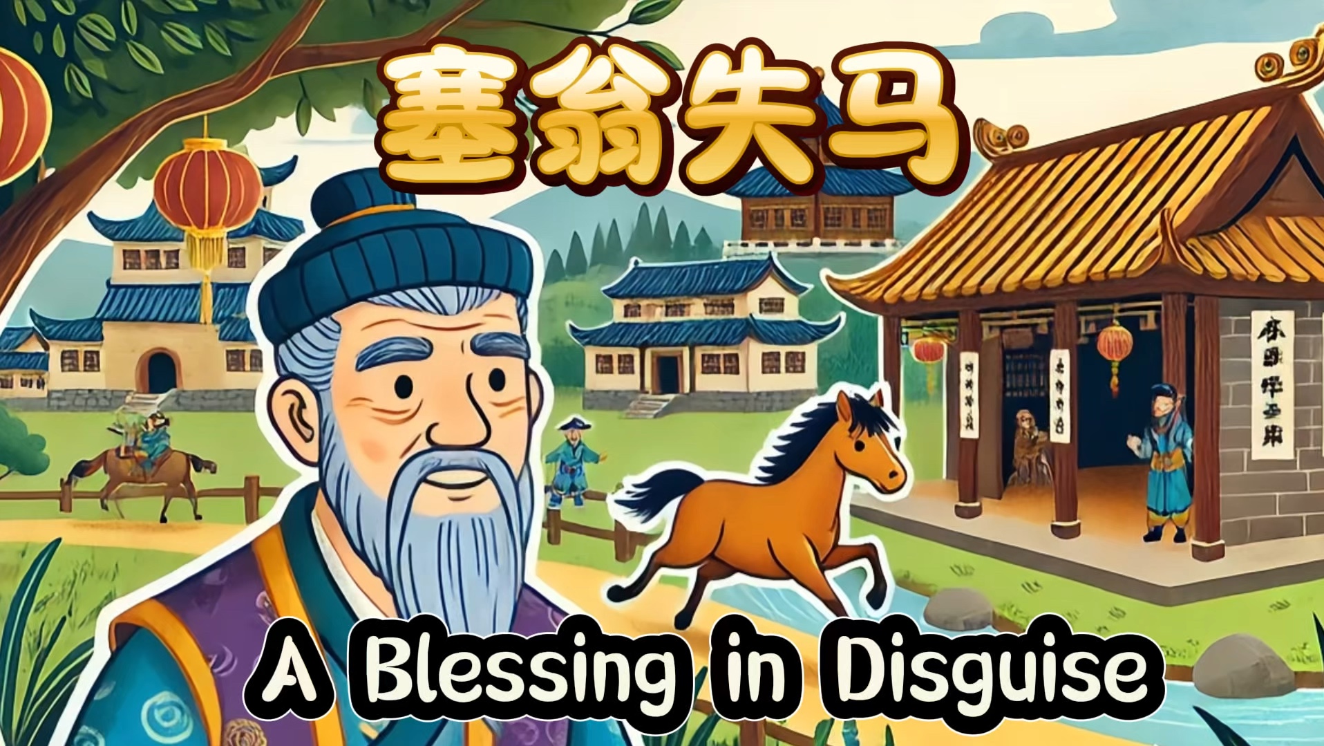 塞翁失马,用英语讲中国故事,英语演讲