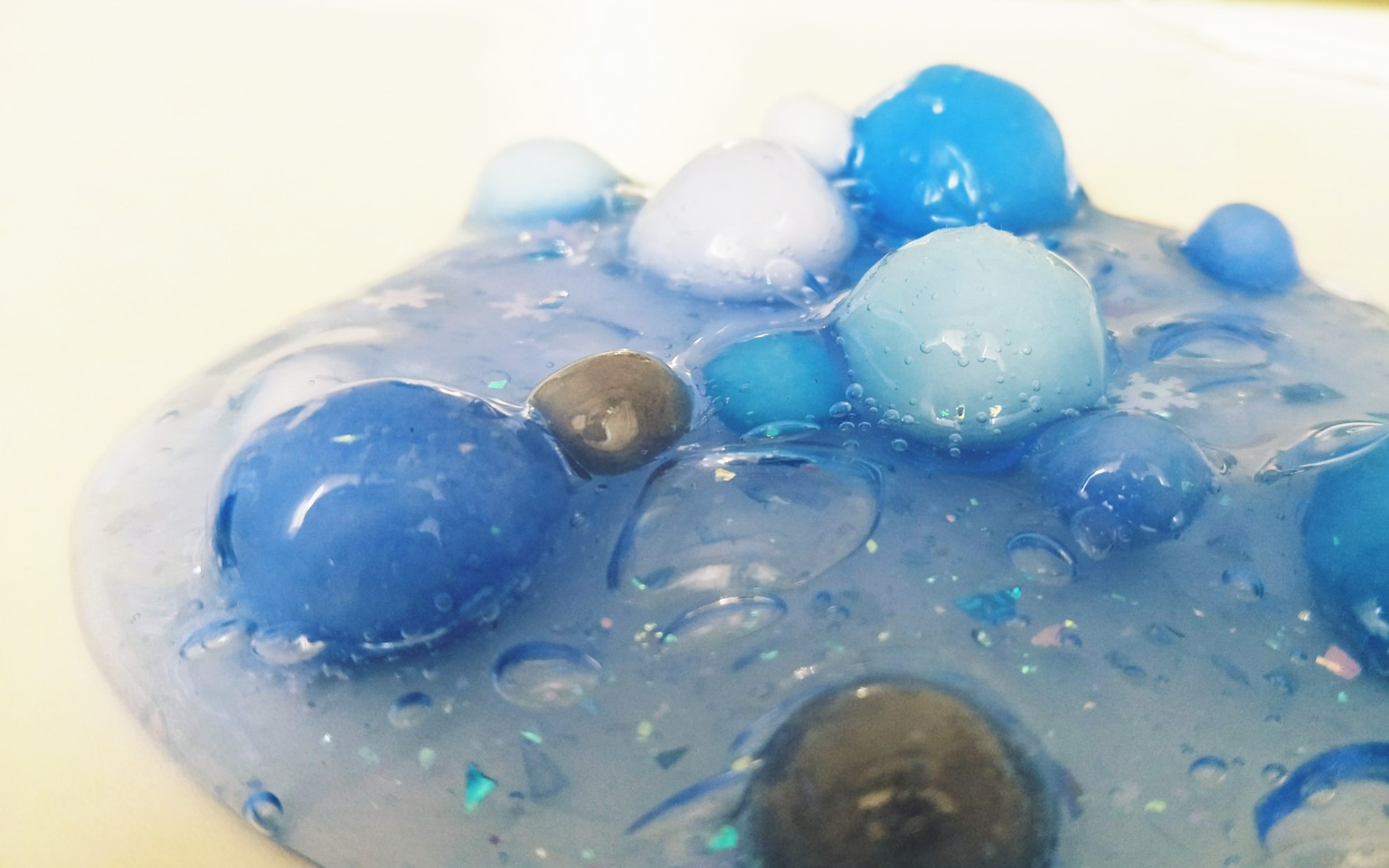 蓝色系的毛球史莱姆