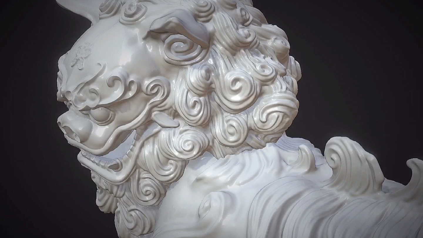 【nomad sculpt】雕了一只小狮子