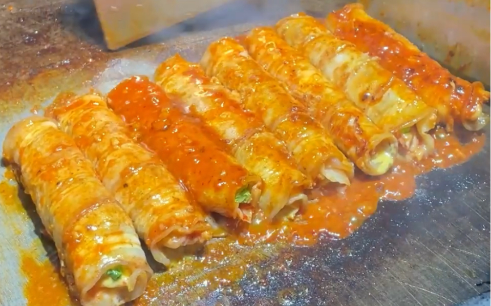 五花肉泡菜卷真的太香啦,口水止不住了!