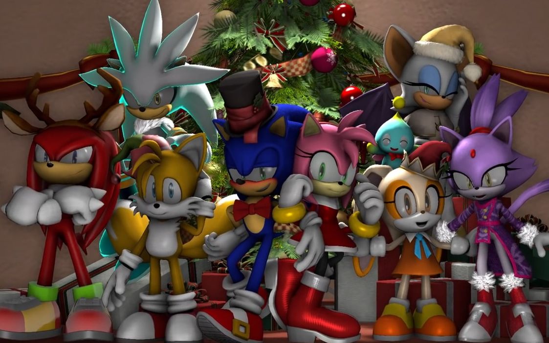 【索尼克sfm】[sonamy] all i want for christmas is sonic