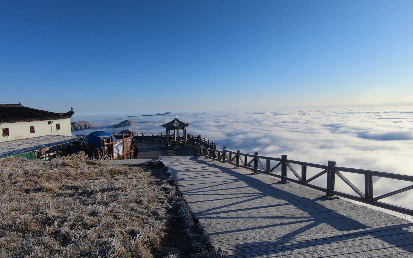 美景如画,邂逅在冬季的武功山