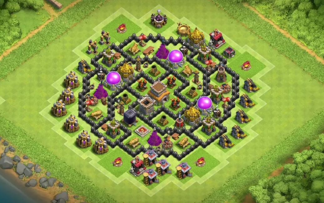 新阵容coc8本阵型推荐2部落冲突