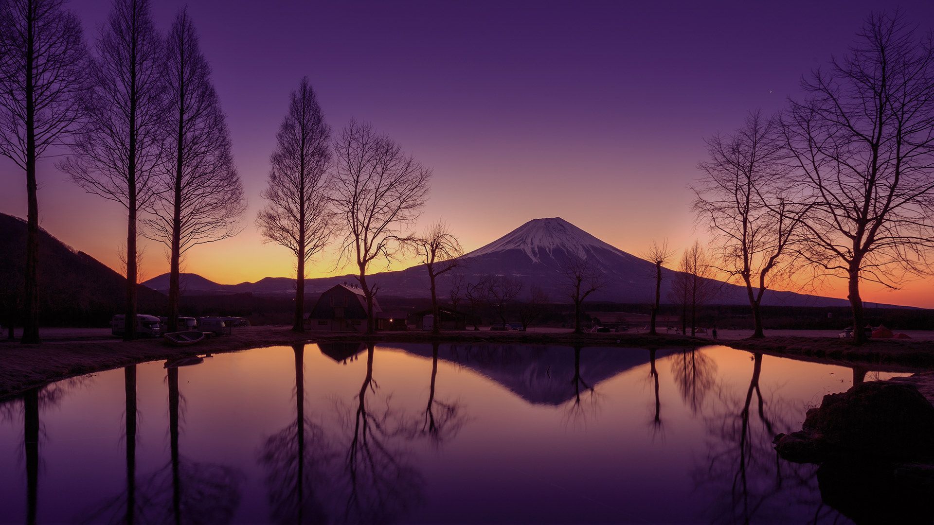 电脑桌面壁纸富士山图片