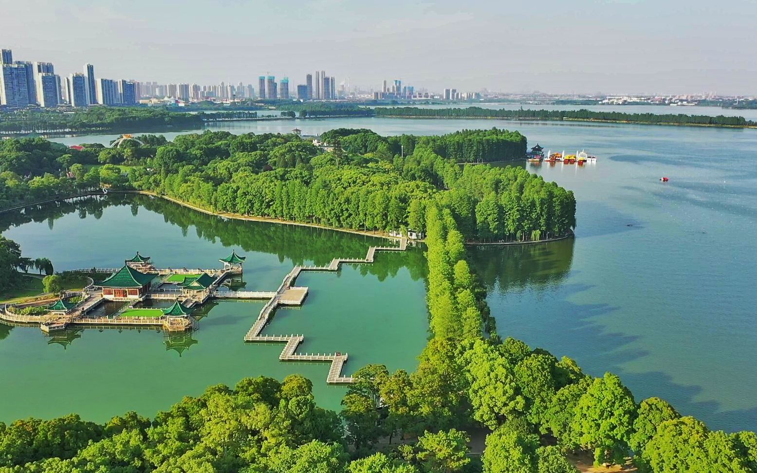 武汉东湖风景全貌图片图片