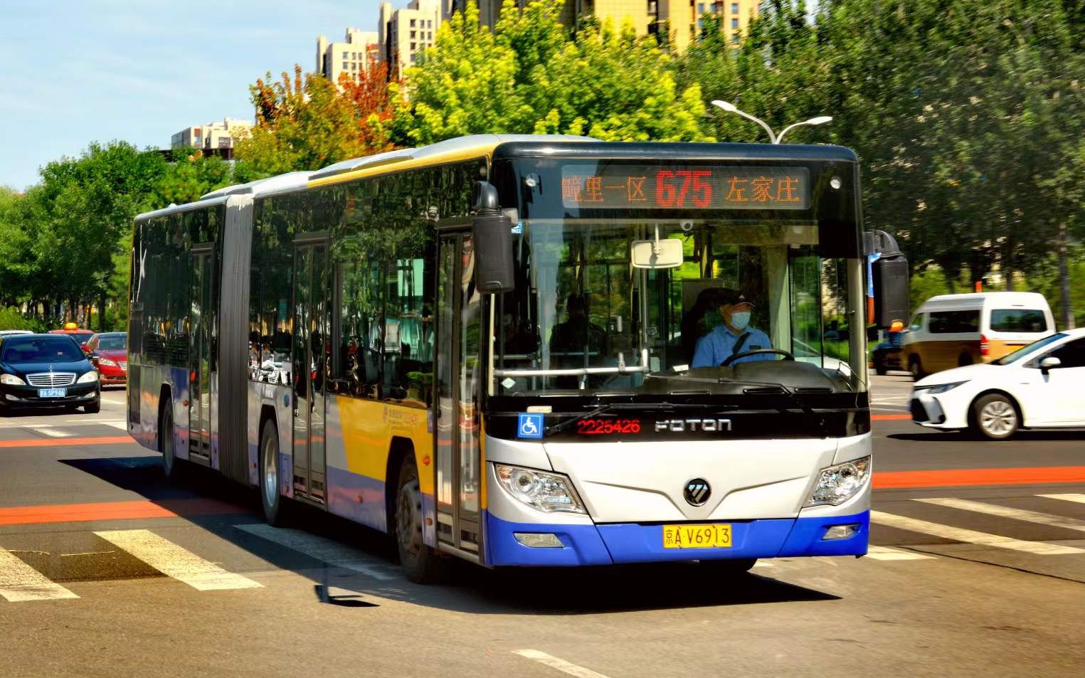 「夏末朝北·福后狂飙」北京公交675路 全程展望 左家庄→疃里一区