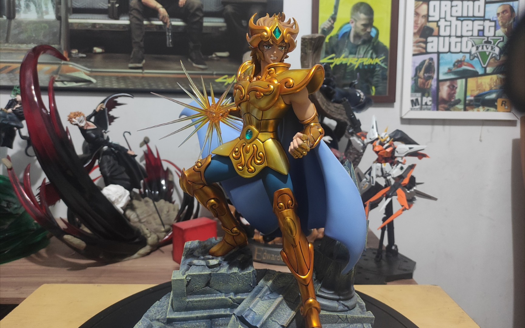 (简单开箱)最帅黄金圣斗士,foc工作室 狮子座艾欧里亚开箱分享.