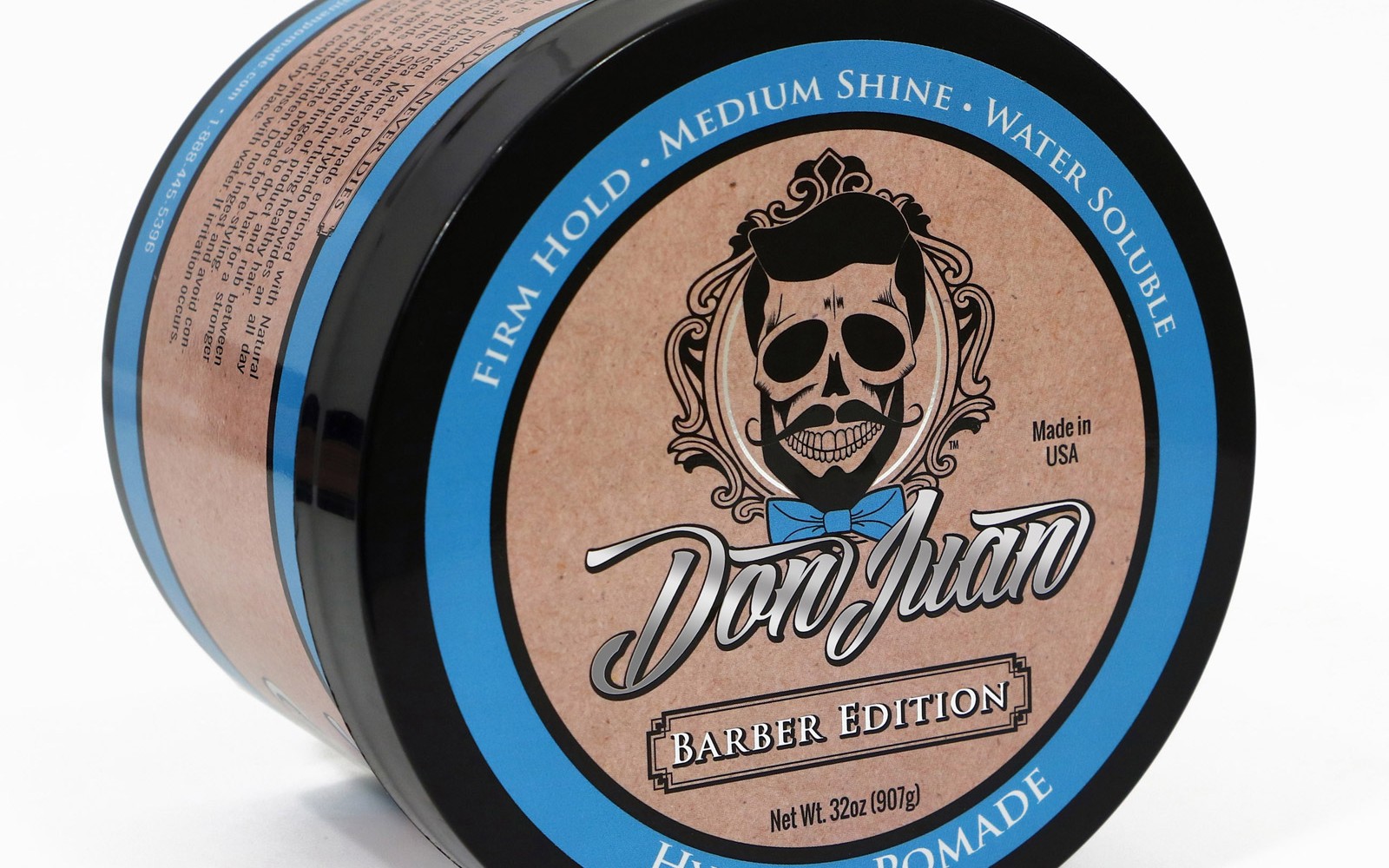 唐胡安水基发油,富含天然植物提取物和死海矿物质,强定型支撑力