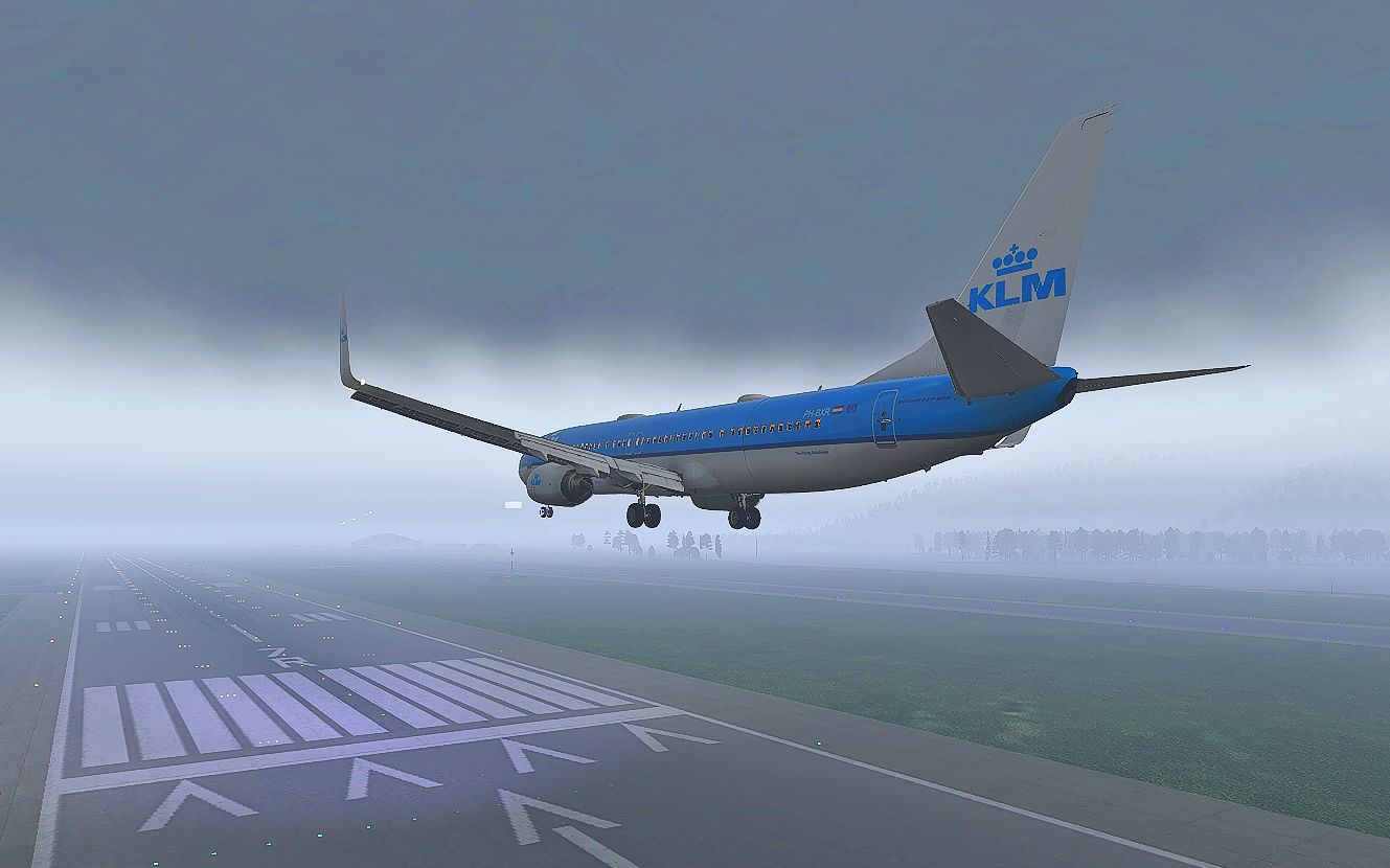 【x-plane 11】大雾降落香港赤鱲角