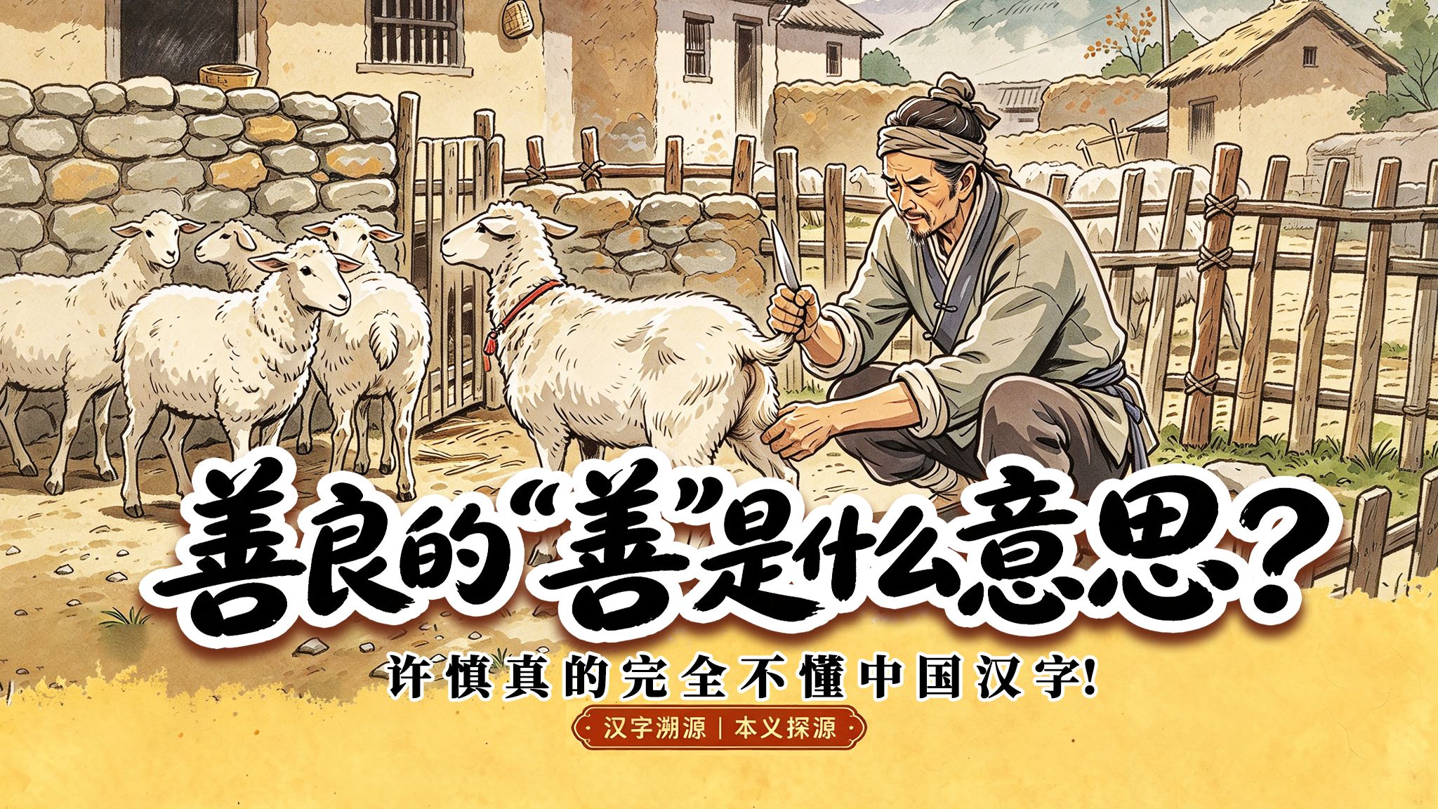 善良的”善“字竟是来源于阉割的场景！
