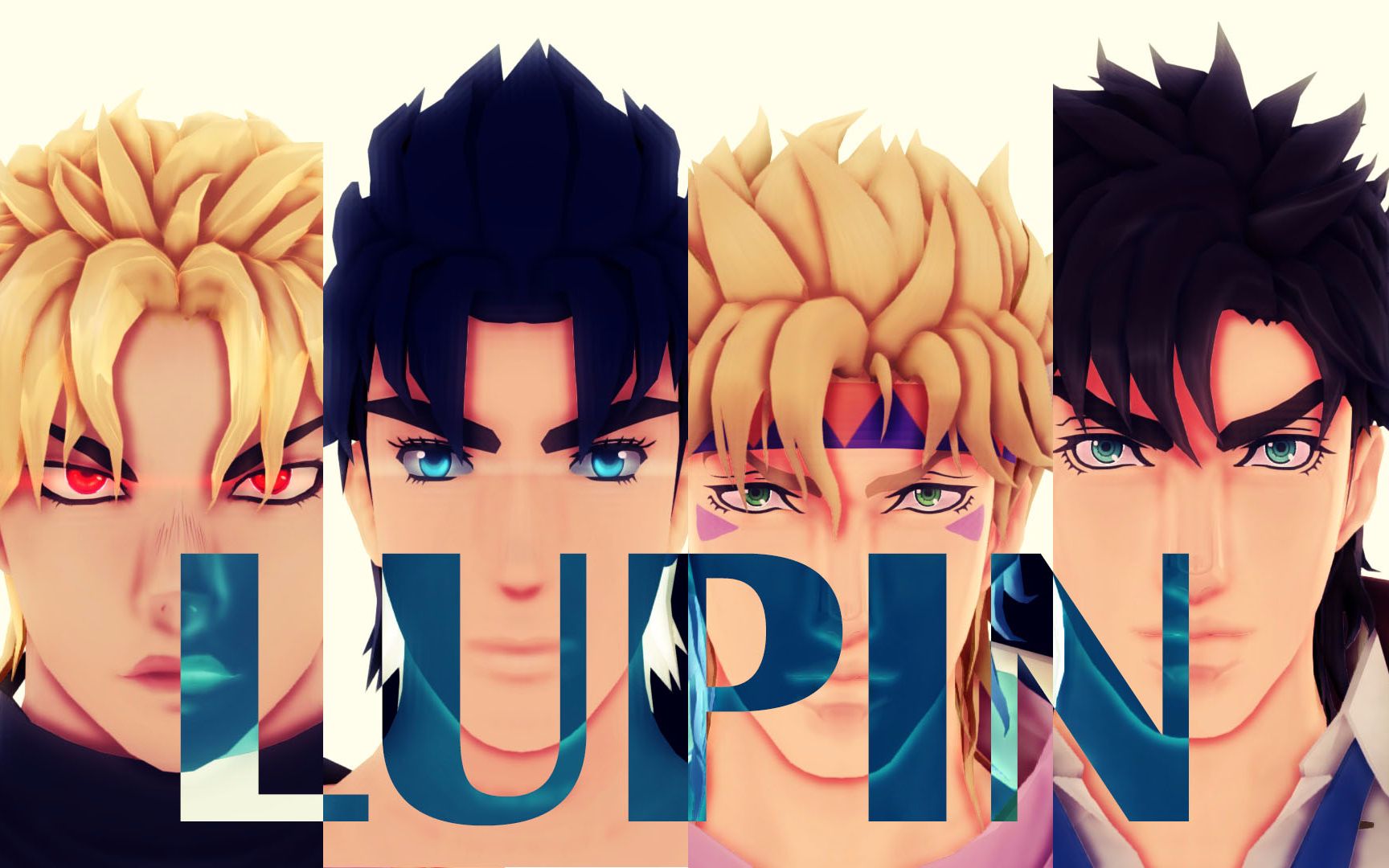 【jojo的奇妙mmd】dio/西撒/乔纳森/乔瑟夫-lupin