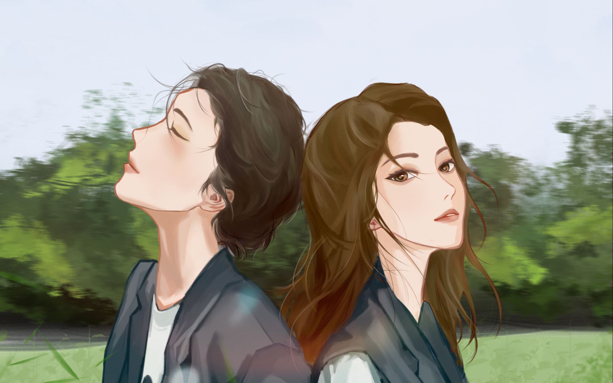 【twins】浅画一下 (//63//)\_哔哩哔哩_bilibili