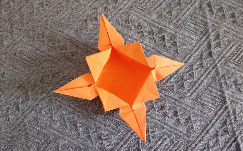 【折纸】1张纸折星星收纳盒,简单易学
