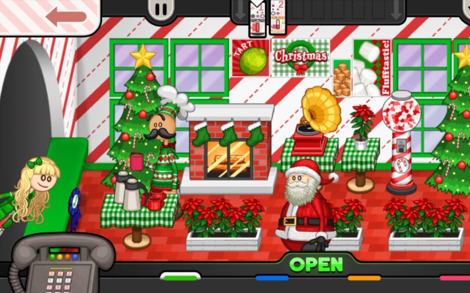 【老爹烘焙店】day109——老爹coming～老爹和圣诞老人同框