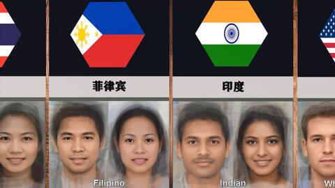 全球各地人的标准长相 非常给力 哔哩哔哩