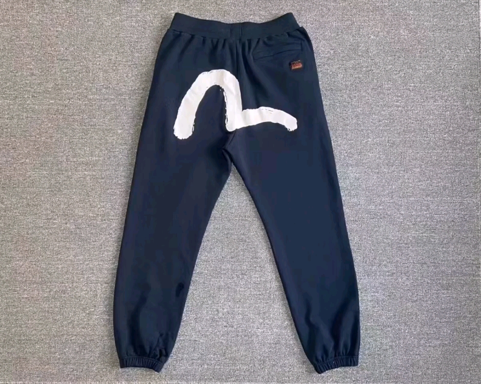 福神evisu 23aw海鸥印花大m休闲运动卫裤