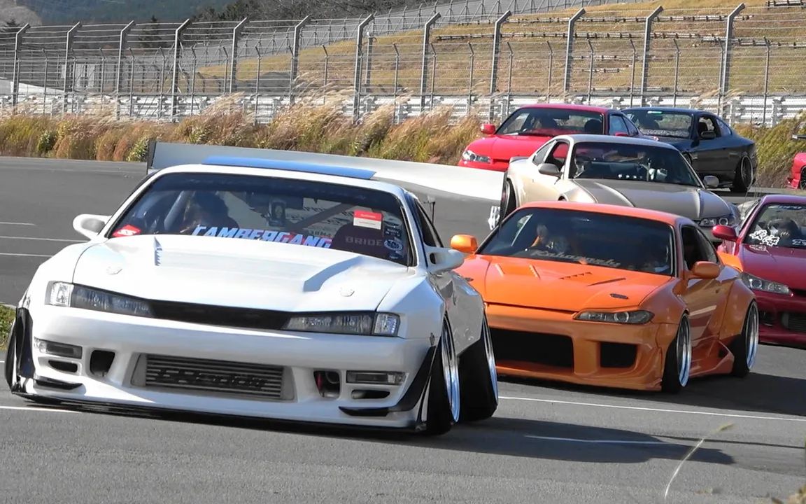sr all star meeting 2020 パレードラン搬入 搬出 silvia s13 s14