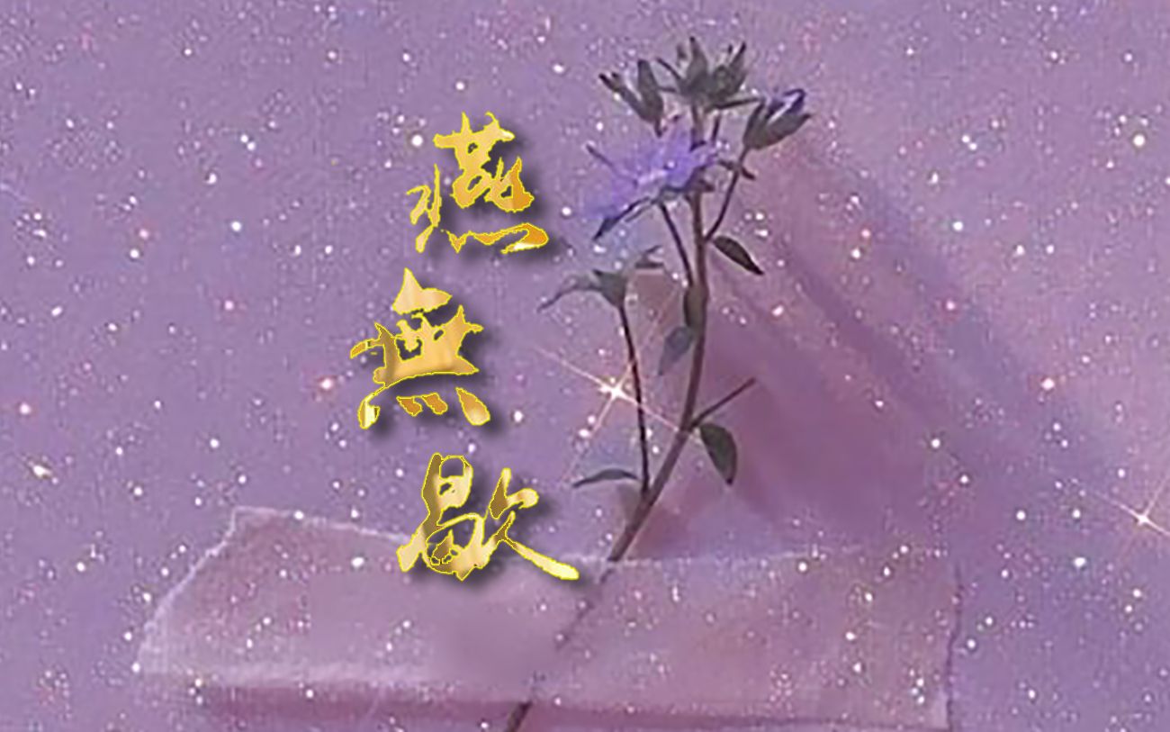 最近大火的歌曲《燕无歇》