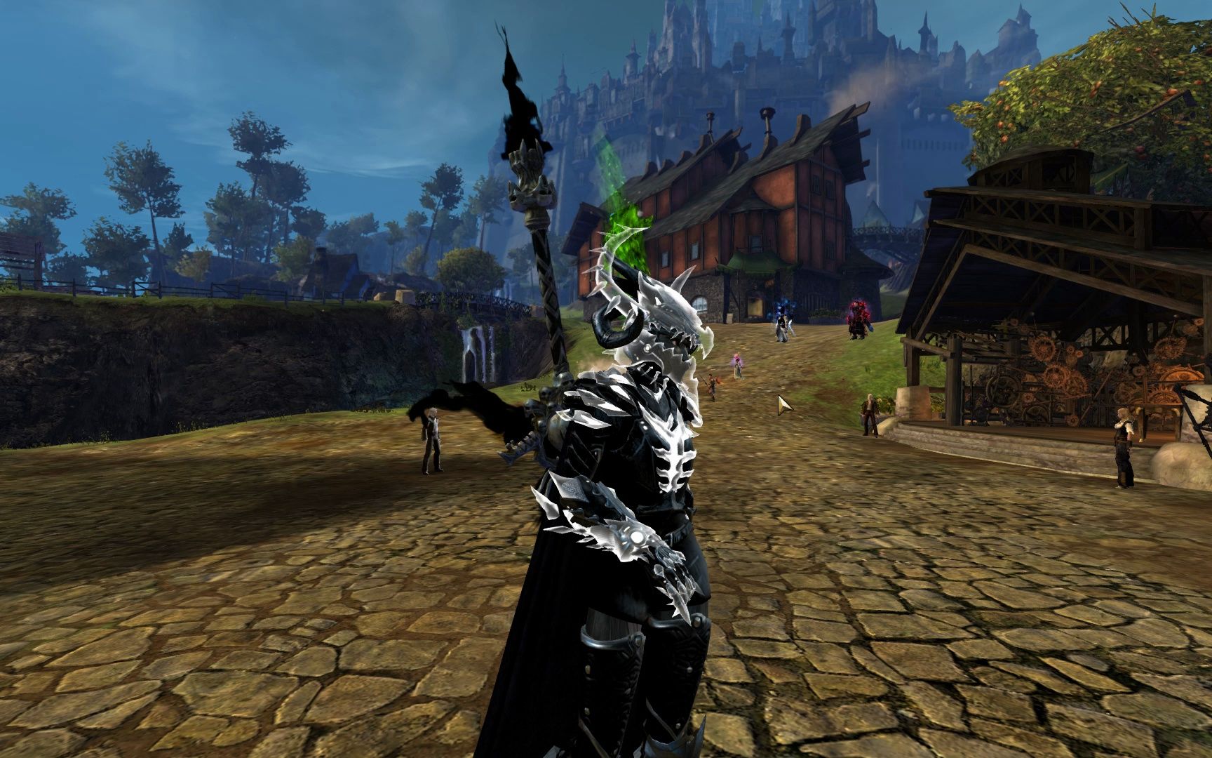 【幻化分享】激战2,斗龙节全息巨龙套装,暗黑龙骑士.