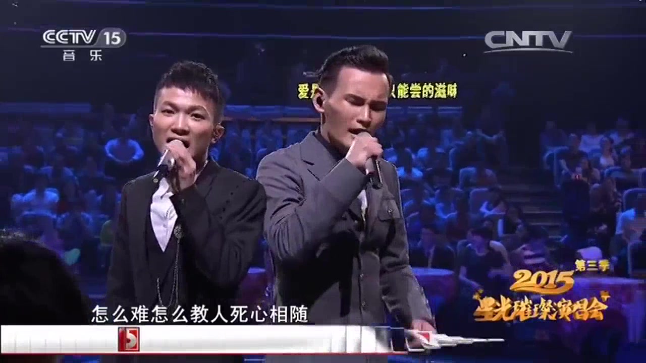 [图]【周深】CCTV《2015星光璀璨演唱会》第三季《天下有情人》（Feat.李维）LIVE