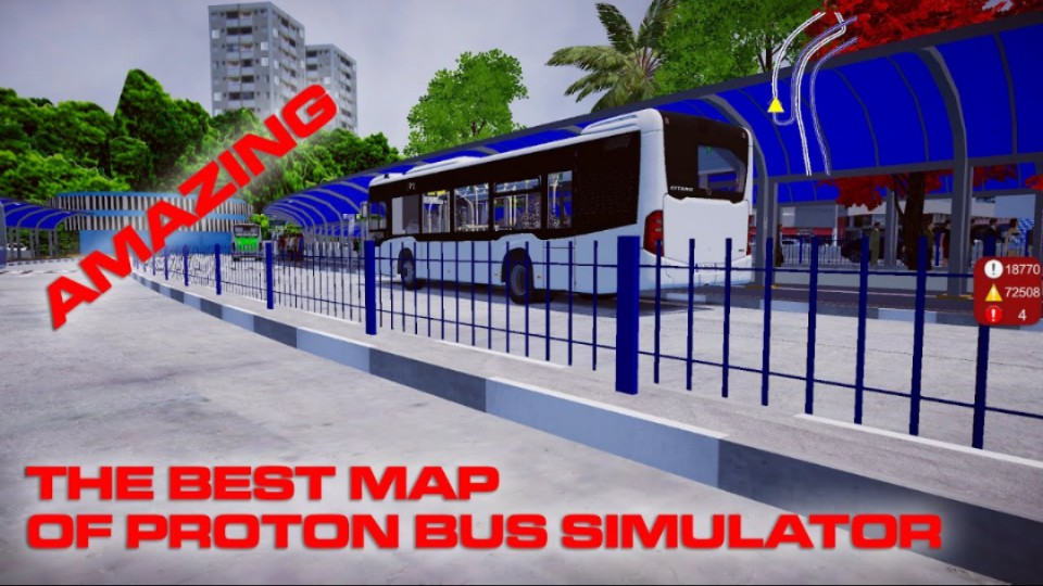 【Proton Bus/转载】驾驶MercedesBenz Citaro C2K于真实巴西圣保罗北区地图9166路单机游戏热门视频