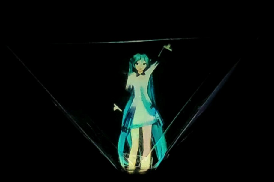 【初音未来】自制初音未来(伪)全息投影