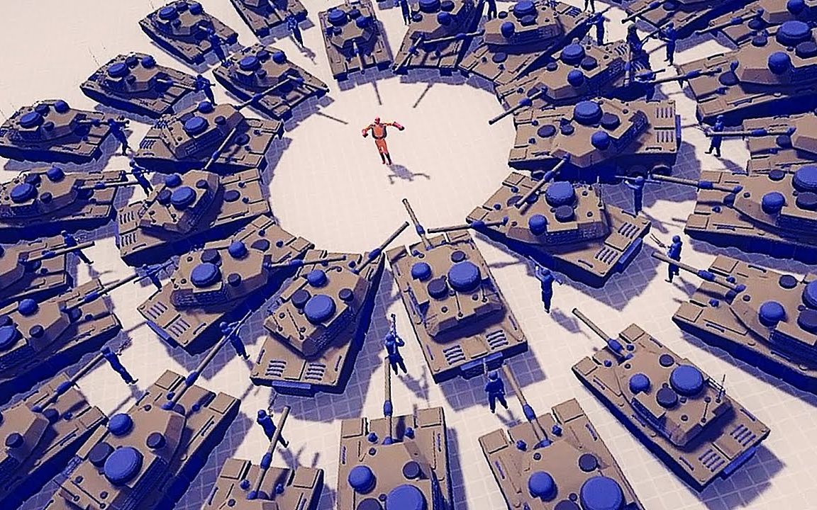 活动作品全面战争模拟器现代战争系列第五集新一拳超人冲击坦克包围圈