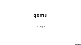 Download Video: 【组内分享】QEMU 的基本使用方法介绍