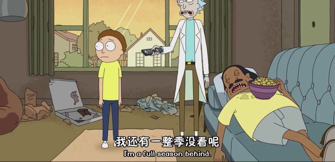 别怂|吹爆|剧透|走投无路用英语怎么说?瑞克和莫蒂 Rick and Morty|双语美剧学口语|中英字幕|精选口语素材|看美剧学英语|荃世界浪|S1E2【1】哔哩哔哩...