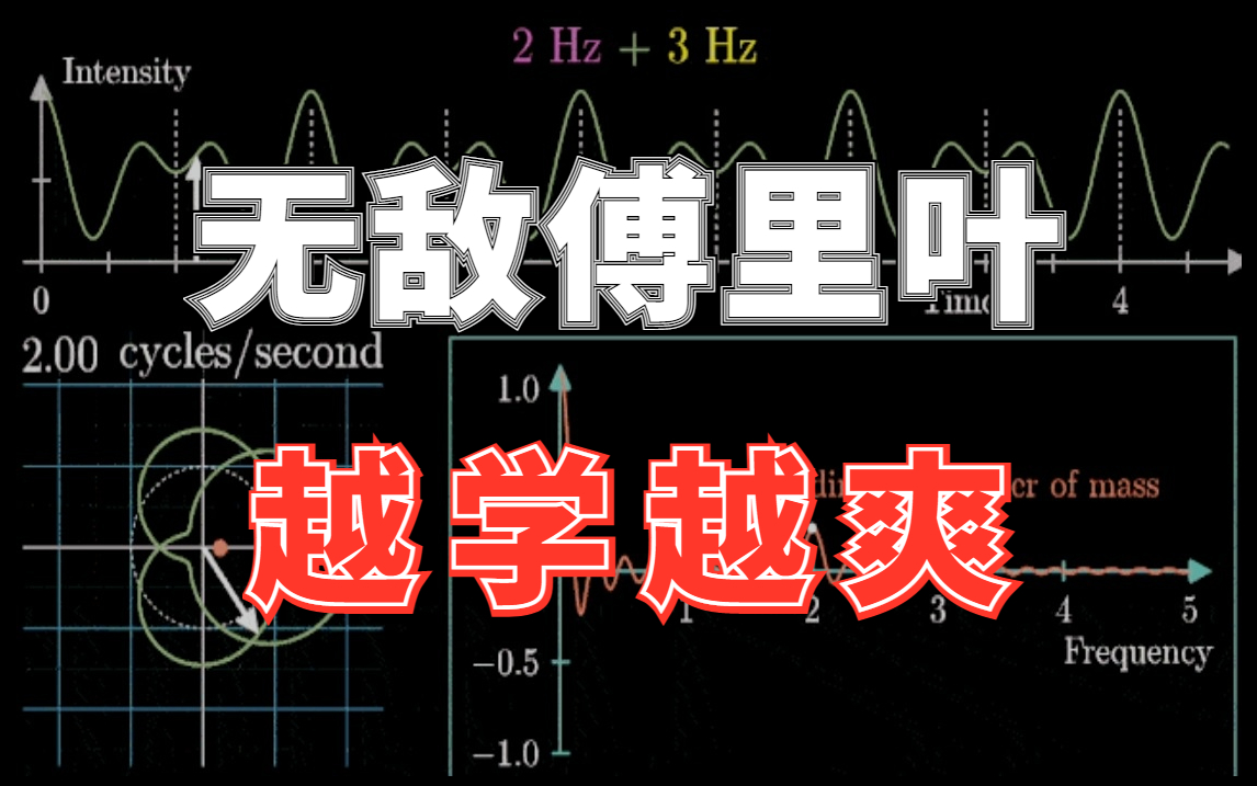 [图]【傅里叶变换】入门到实例应用，计算机大佬带你实现OpenCV中的傅里叶变换！—计算机视觉/高等数学/人工智能