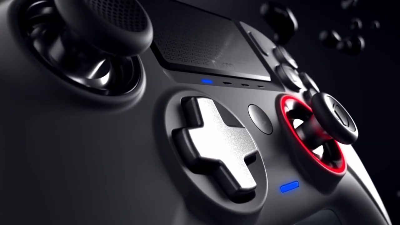 nacon无线手柄中文视频第三代精英手柄索尼授权无限手柄中文直译ps4pc