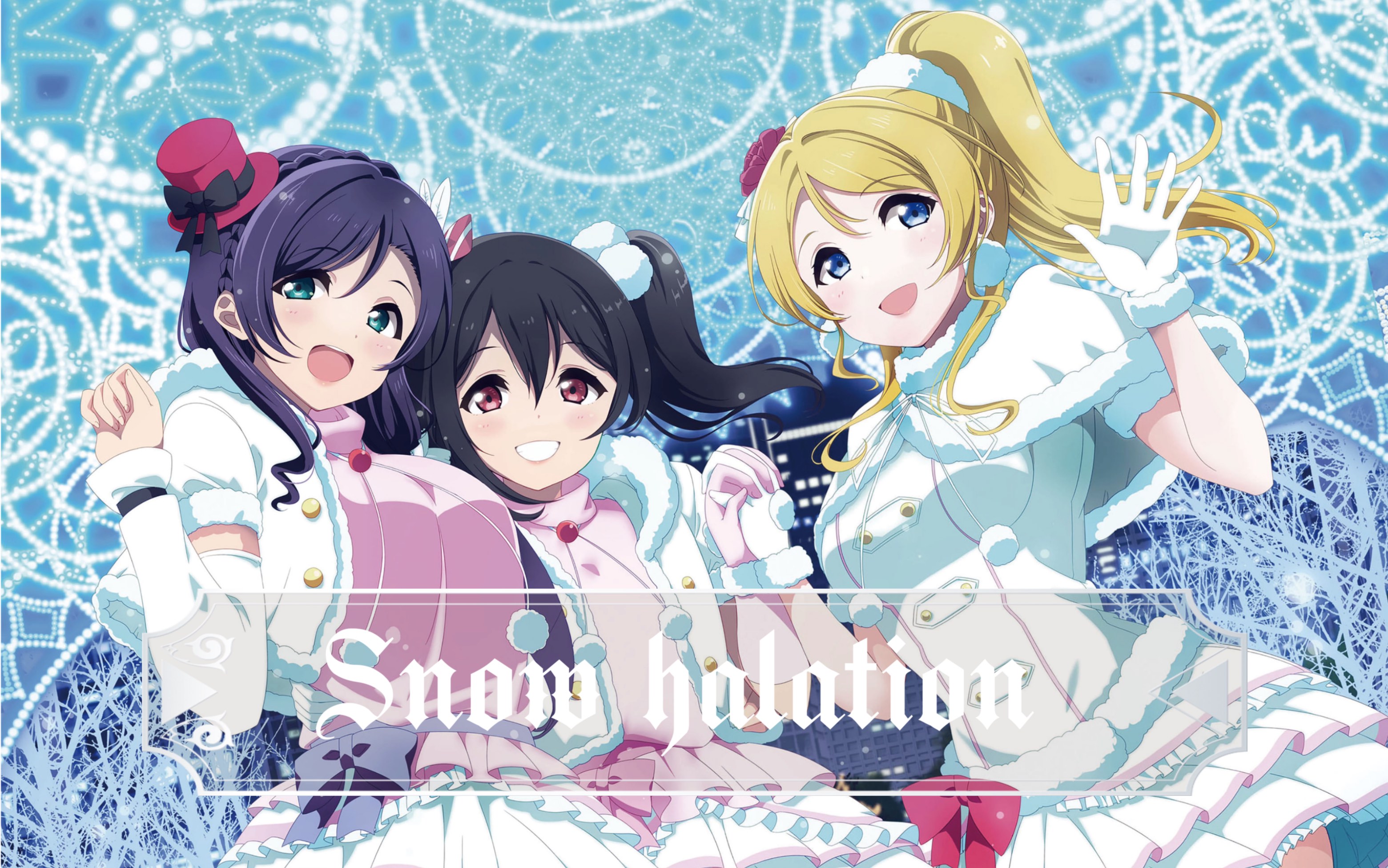 【柳叶雨】snow halation (雪色光晕)_哔哩哔哩_bilibili