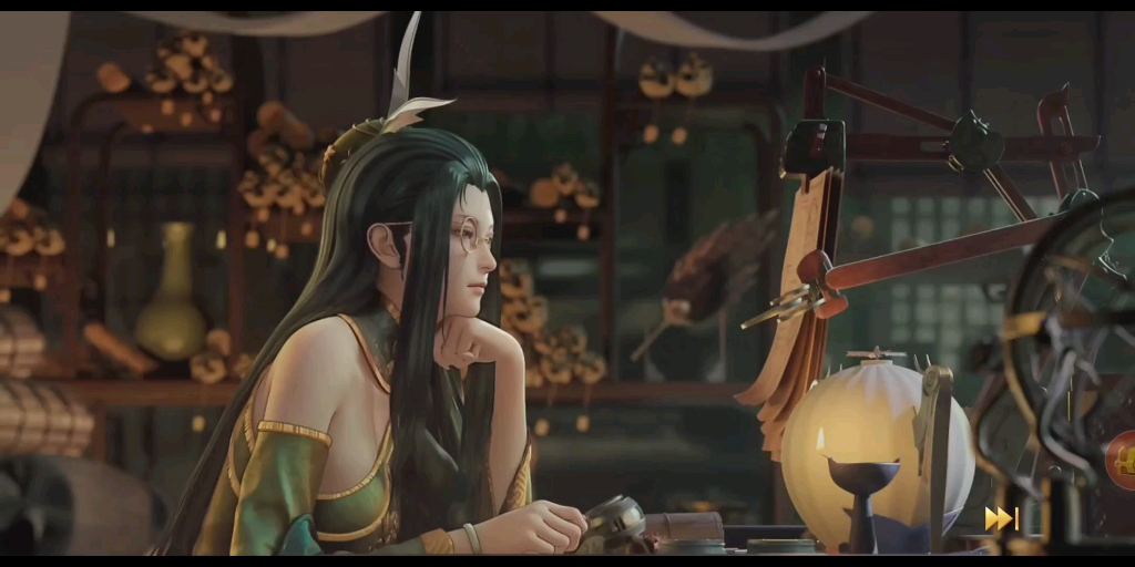 率土之滨这个黄月英画像也太好看了吧