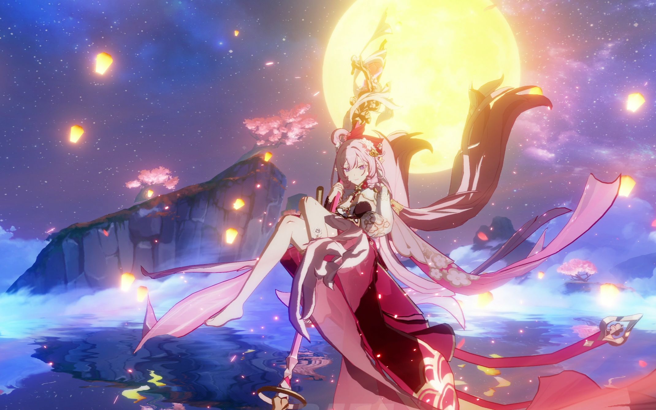 崩坏3 人律爱莉希雅国风9600皮肤实战及结算画面展示