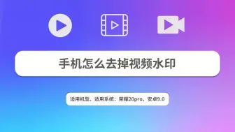 Download Video: 手机怎么去掉视频水印