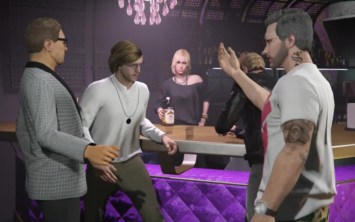 阿灰gta5:耗资500w打造的豪华夜店,你值得拥有(夜店dlc了解一下)_哔哩