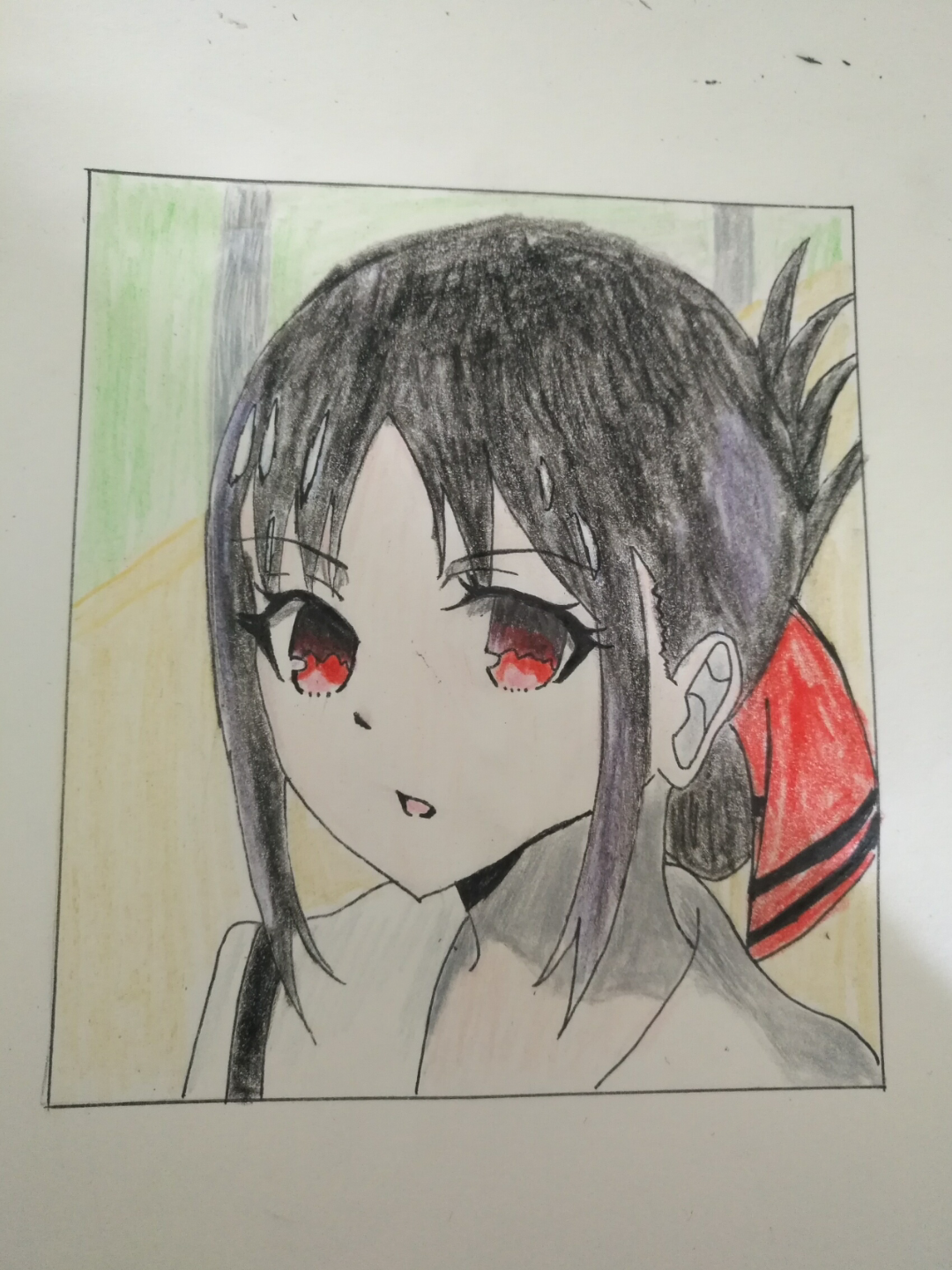 第一次画辉夜大小姐