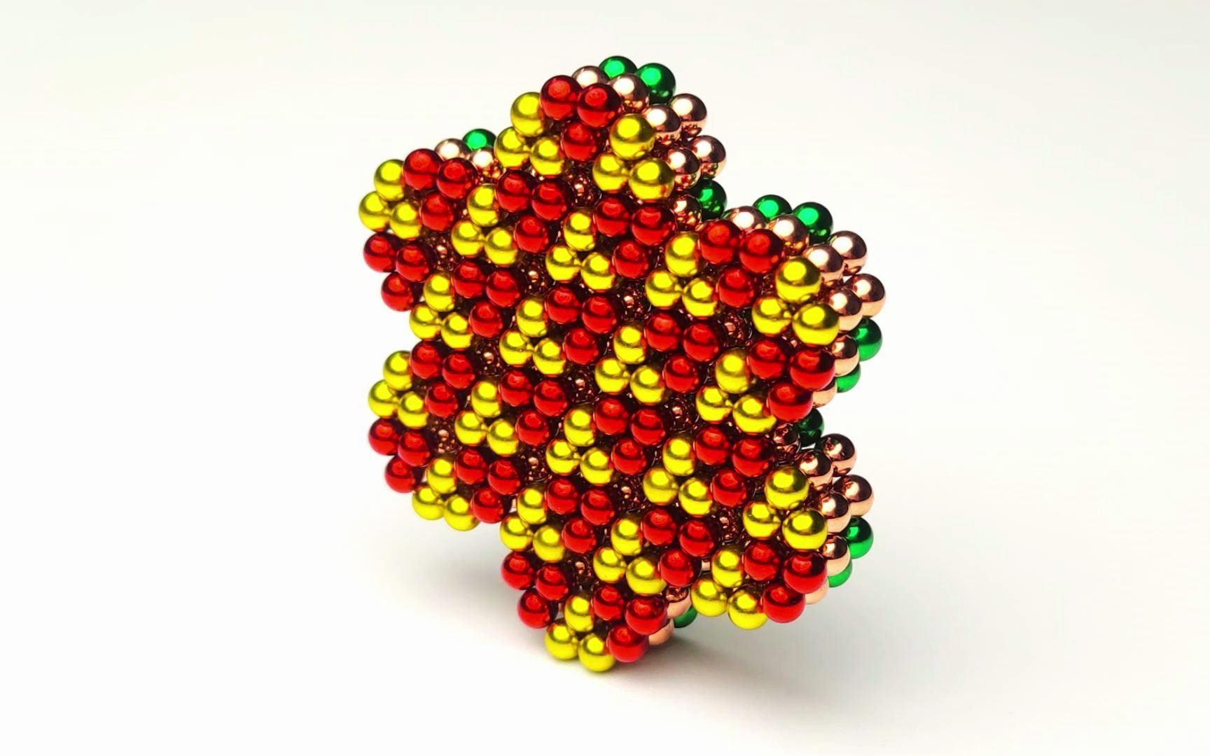 巴克球入门059 双色小六平面作品
