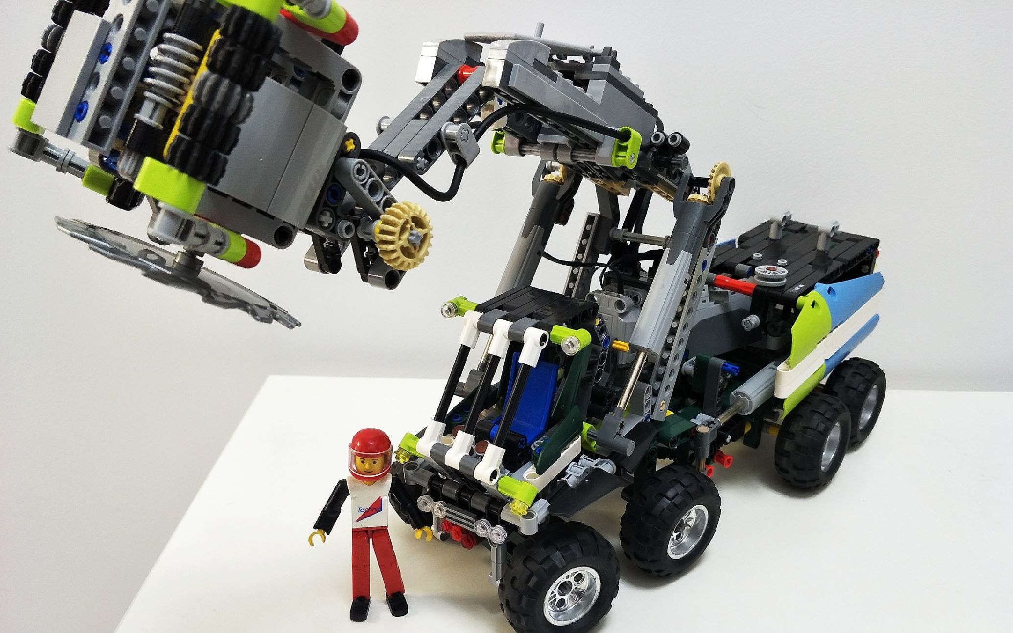 乐高全自动森林伐木机来啦 乐高科技 42080 lego technic 42080 改装